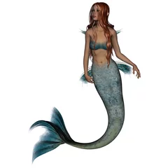 Printed kitchen splashbacks Mermaid Mermaid