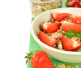 Granola for strawberries