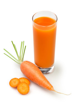 carrot juice glass