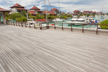 Fototapeta premium terrasse, Eden Island, Victoria, Seychelles