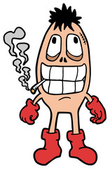 Smoke puppet