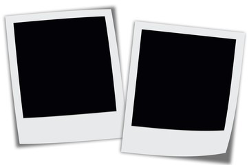 Empty photo polaroid
