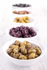 assorment of olives