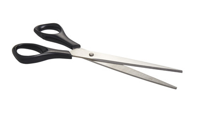 Scissors. Object is isolated on white background without shadows