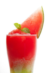 Smoothie watermelon with slice watermelon