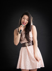 Fototapeta premium Fun karaoke