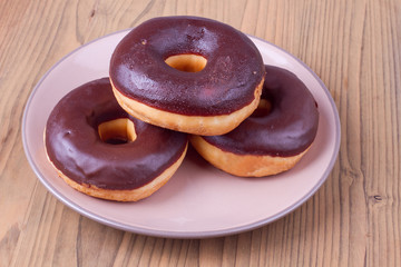 Traditional american donuts