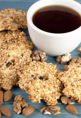 Cookies with nuts.