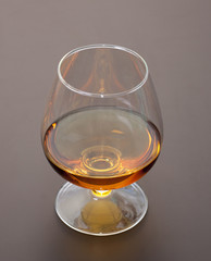 Glass of cognac.