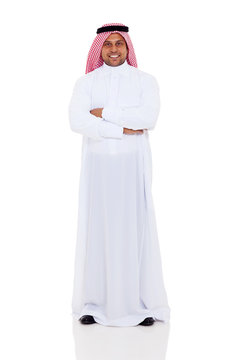 arabian man full length portrait