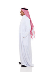 side view of an arabic man