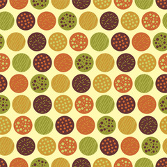 Abstract retro seamles pattern design