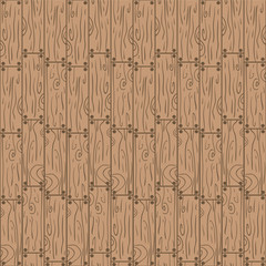 Fototapeta premium Seamless pattern with wooden planks