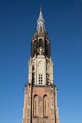 Fototapeta na wymiar Nieuwe Kerk of Delft