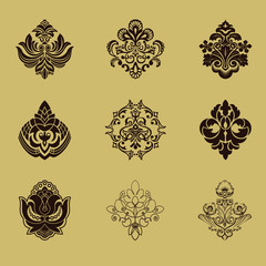 Obraz premium Different style design elements