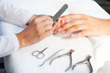 Male manicure