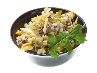 Tongue salad