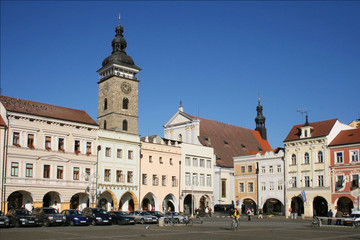 Fototapeta na wymiar Czeskie Budziejowice Stare Miasto
