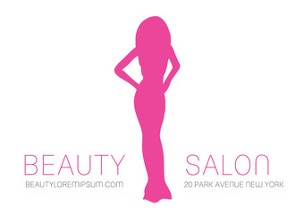 Obraz na płótnie Canvas Beauty salon logo