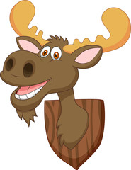 Moose head cartoon