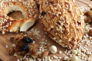 Hazelnut Cookies and Croissants