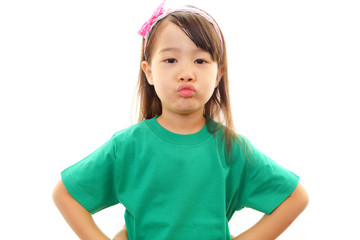 笑顔のかわいい女の子