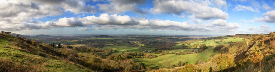 Obraz premium Idyllic rural landscape, Cotswolds UK