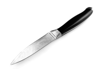 isolated knife on white background