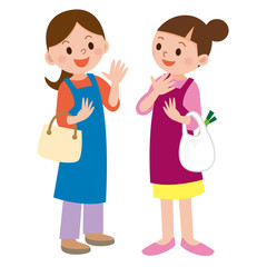 主婦の井戸端会議