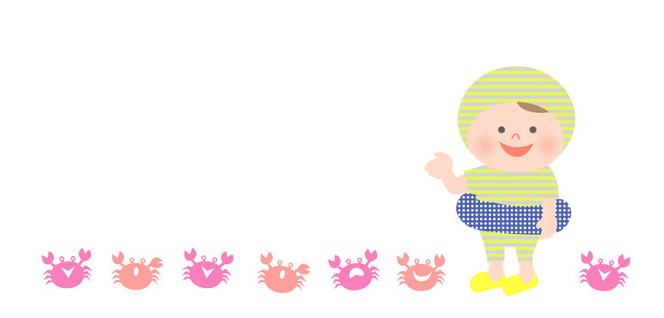 カニと男の子