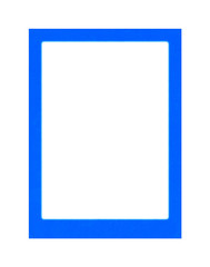  blue cardboard photo frame