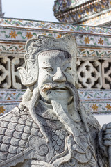 Temple guard statue in Wat Arun