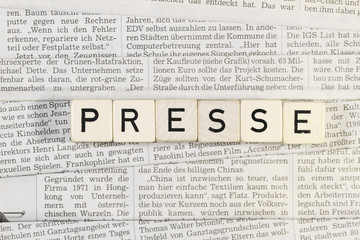 Obraz premium Presse
