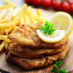 Schnitzel, Zitrone