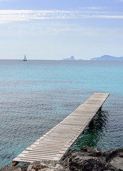Pier over the sea