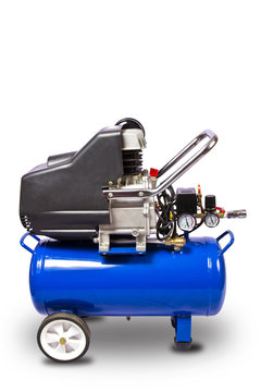 Air compressor with clipping path