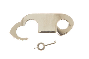 Thumb cuffs isolated