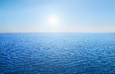 Fototapeta premium Blue sea and sky