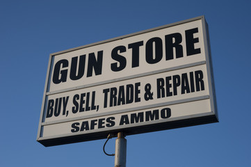 gun store sign