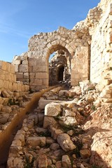 Inside Beaufort Crusader Castle, Lebanon