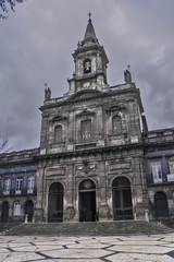 Trinity church in Oporto