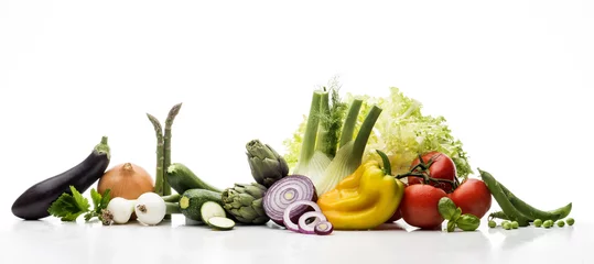 Crédence de cuisine en verre imprimé Légumes frais Des légumes