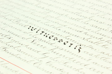 Old vintage conveyance documents from the 1930's