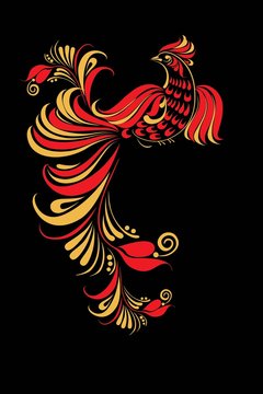 Hohloma bird