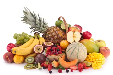 Zelfklevend Fotobehang Vruchten composition of fruit