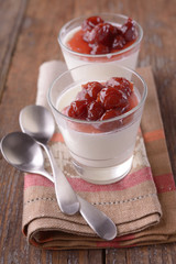 Yogurt with jam