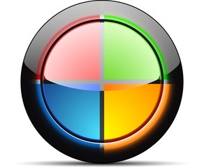 Fototapeta premium Web button