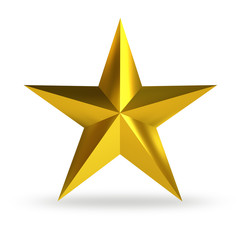 Obraz premium 3D Golden Star
