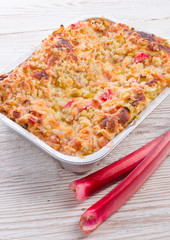 rhubarb tart