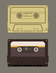 Obraz premium Old-fashioned music casette